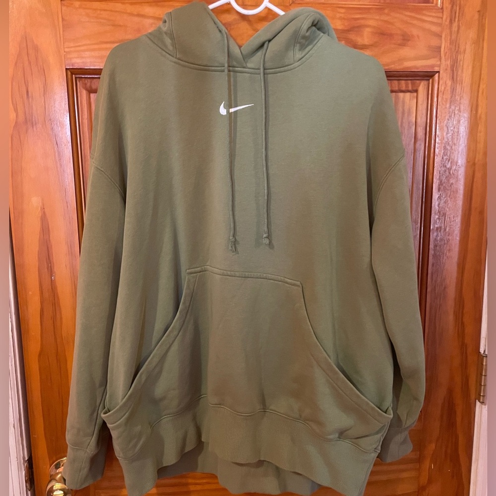 Sage green Nike hoodie